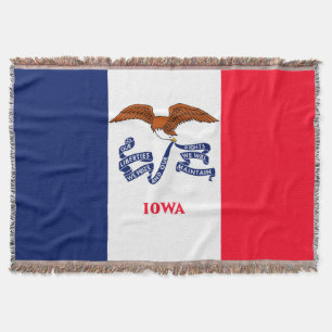 Cobertor Design de Sinalizador do Estado de Iowa