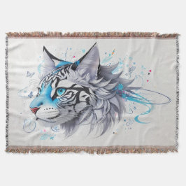 Cobertor design de um tigre