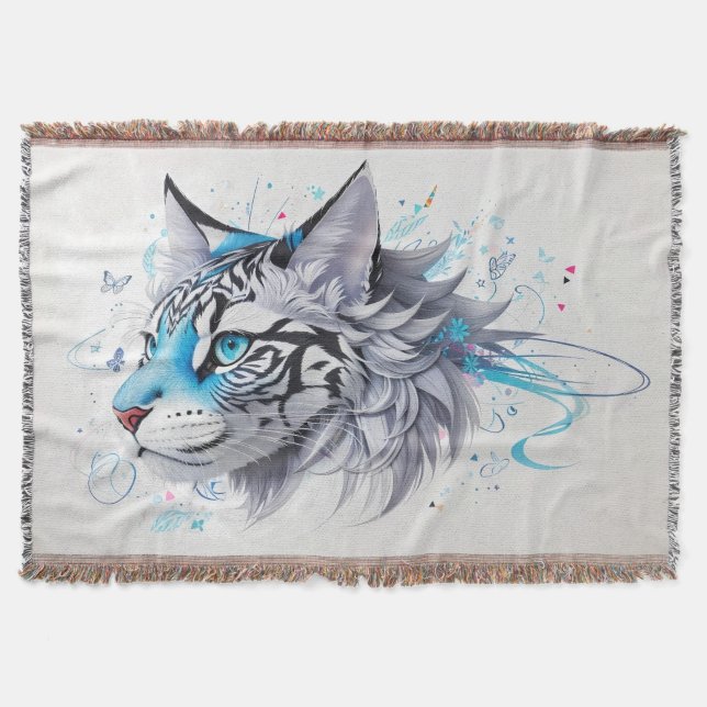 Cobertor design de um tigre (Frente)