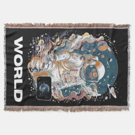 Cobertor Design do Astronauta Mundial