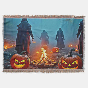 Cobertor Design Ritual de Spooky Halloween