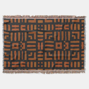 Cobertor Design tribal africano morno
