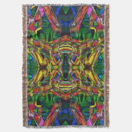 Cobertor designs abstrato tribais, gravadas