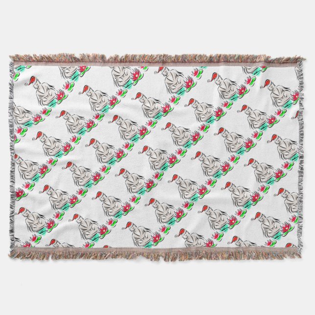 Cobertor Designs de Natal Zen (Frente)