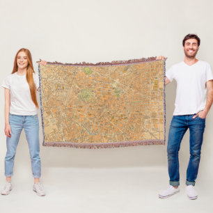 Cobertor Di Milão de Pianta - mapa de Milão, Italia
