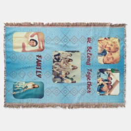 Cobertor Diamante de Retro Azul Suave Foto