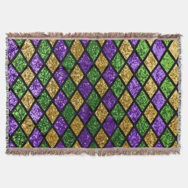 Cobertor Diamantes de penetra, diamantes festivos (Frente)