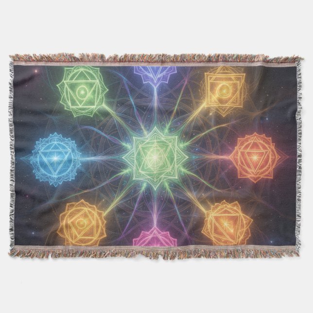 Cobertor Die 7 Chakren´4 (Frente)