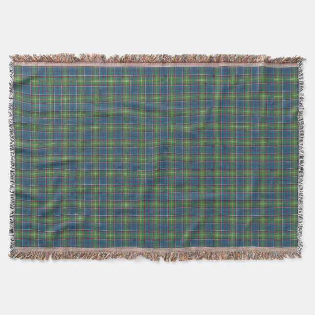 Cobertor Distrito de Ayrshire Tartan Throw Blanket (Frente)