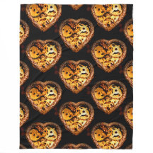 cobertor do coração do galinheiro