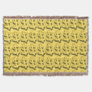 Cobertor dolar dourado