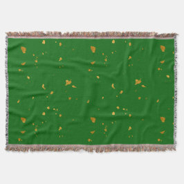 Cobertor Dourados Flakes em Emerald Green