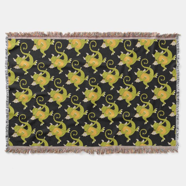 Cobertor Dragão Dançante (Frente)