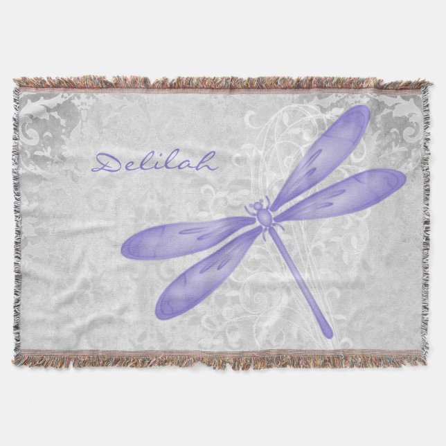 Cobertor Dragonfly Personalizada Blanket (Frente)