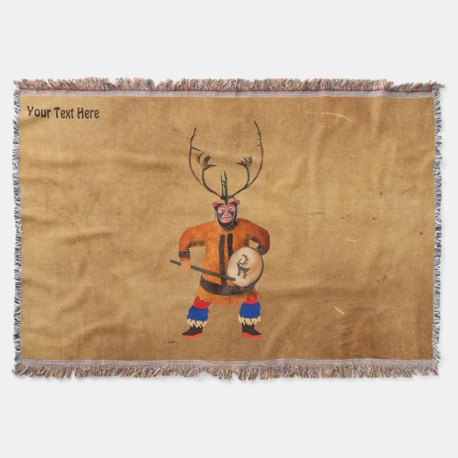 Cobertor Drumming Shaman (Frente)