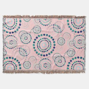 Cobertor Dts Circle Power Flowers II + seu backgr. & ideia