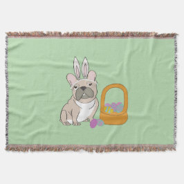 Cobertor Easter French Bulldog