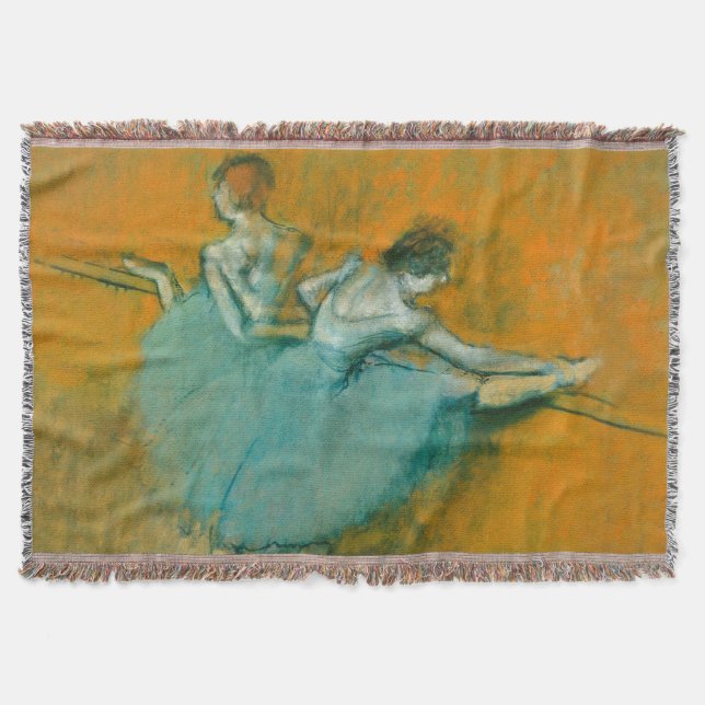 Cobertor Edgar Degas Dançarinas na Barra Impressão: Arte do (Frente)