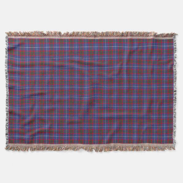 Cobertor Edinburgh Distrito de Tartan Throw Blanket (Frente)