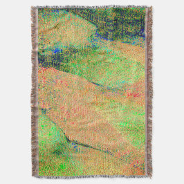 Cobertor Efeito de couro rugoso, tinta vestida de cor laran