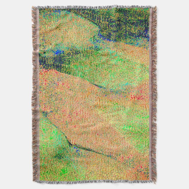 Cobertor Efeito de couro rugoso, tinta vestida de cor laran (Frente Vertical)