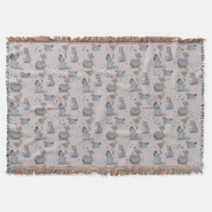 Cobertor Elefante e Polka Hen