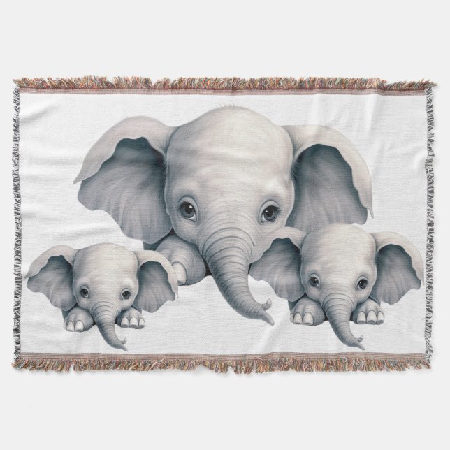 Cobertor Elefante Espiando (Frente)