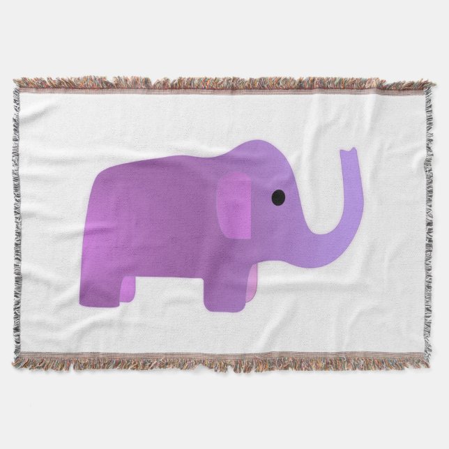 Cobertor Elefante rosa-claro (Frente)