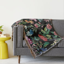 Cobertor Elegância Botânica Vintage