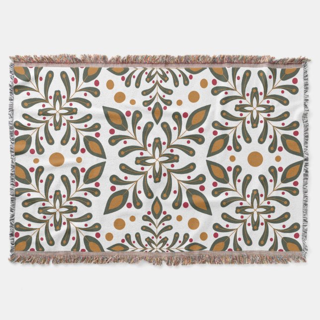 Cobertor Elegante Boho Throw Blanket (Frente)