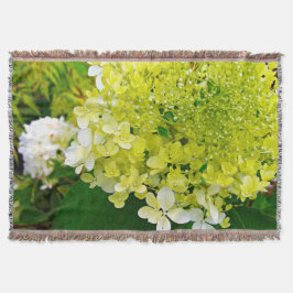Cobertor Elegante Hortênsia Limelight Verde Chartreuse