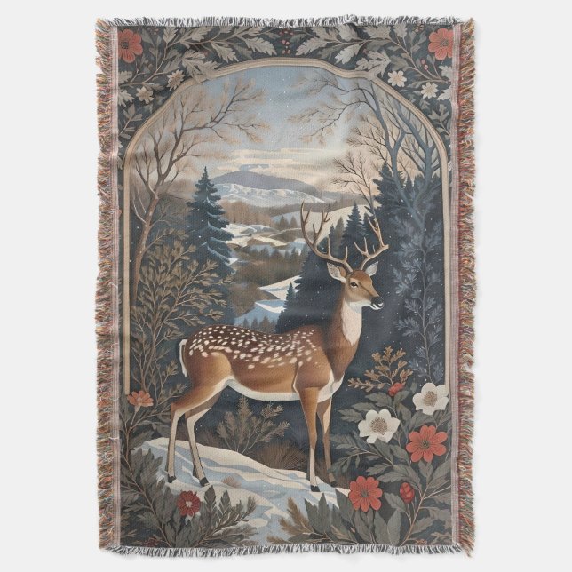 Cobertor Elegante Winter Veer Nature Design (Frente Vertical)