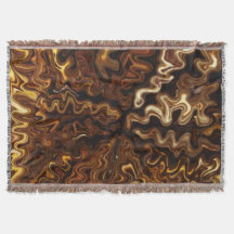 Elegante Woge-Muster Decke 