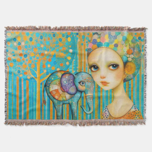 Cobertor Elephant Charm (Frente)