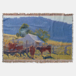 Cobertor Elioth Gruner  Hora da Ordenha Vale de Araluen 192