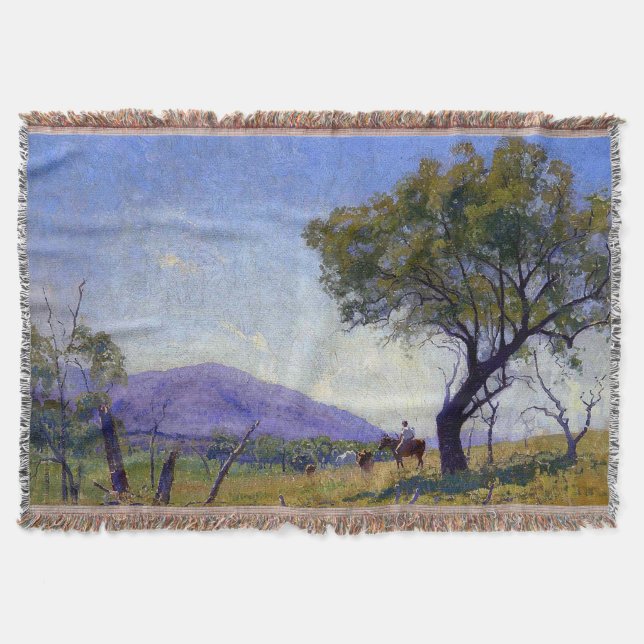 Cobertor Elioth Gruner Vale de Mingoola 1920 (Frente)