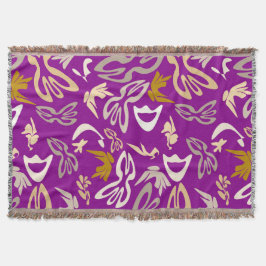 Cobertor Elves, Butterflies and Masks 6