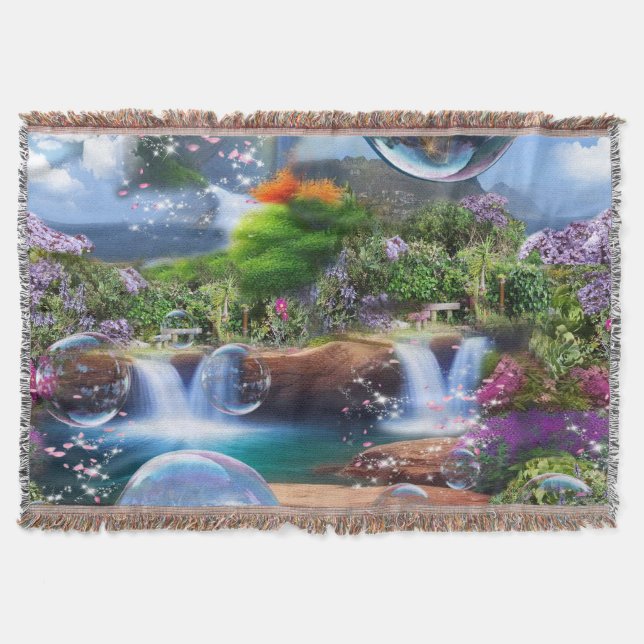 Cobertor Em que mundo maravilhoso eu vivo (Frente)