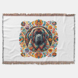 Cobertor emblema boho de terra nova