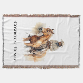 Cobertor Enfeite de Rancho de Cavalos Ocidental