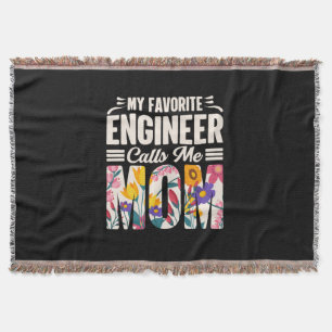 Cobertor Engenheiro Meu Engenheiro Favorito Me Chama de Mãe