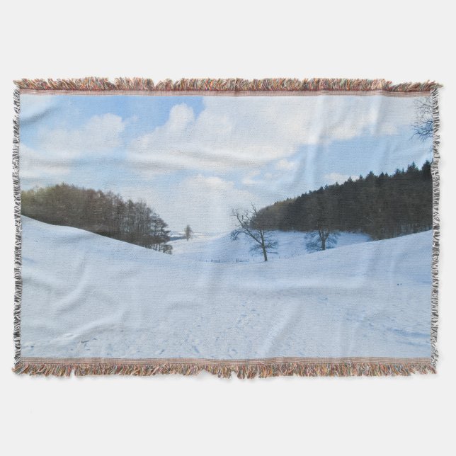 Cobertor English Snow Valley - Personalizado (Frente)