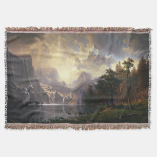 Cobertor Entre Sierra Nevada, Califórnia, Bierstadt Art