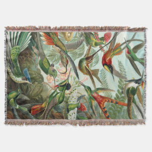 Cobertor Ernst Haeckel Art Impressão: Trochilidae