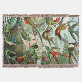 Cobertor Ernst Haeckel Art Impressão: Trochilidae