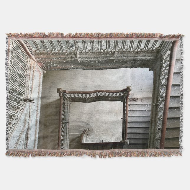 Cobertor Escadas Empurrando em Aberto (Frente)