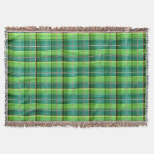 Cobertor Escala média de padrão verde