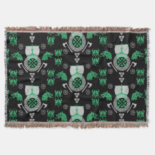 Cobertor Escandinávia Viking Norsêmen Home Decor