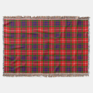 Cobertor Escocês Clã Fraser da Xadrez Lovat Tartan