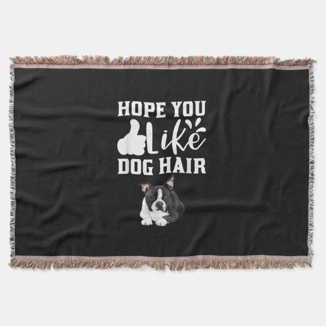 Cobertor Espero Que Você Goste De Cabelo De Cão Engraçado B (Frente)